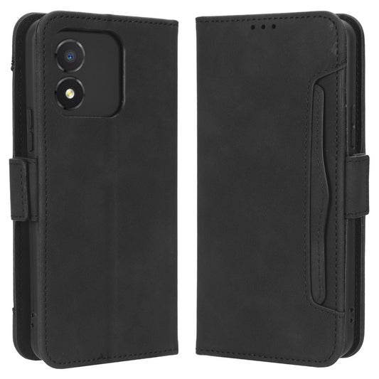 For Honor X5 4G PU Leather Flip Folio Case with Multiple Card Slots Wallet Stand Protective Phone Cover