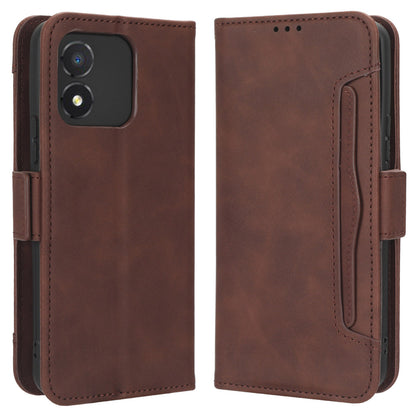 For Honor X5 4G PU Leather Flip Folio Case with Multiple Card Slots Wallet Stand Protective Phone Cover