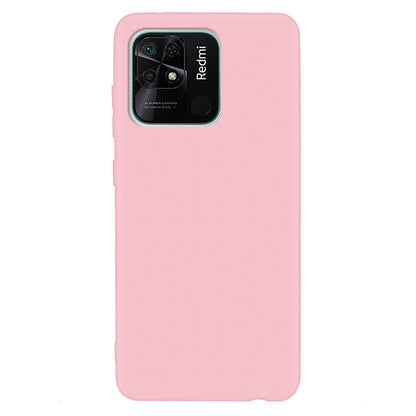 For Xiaomi Redmi 10C 4G Matte Anti-scratch Phone Case Candy Color TPU Protective Cover
