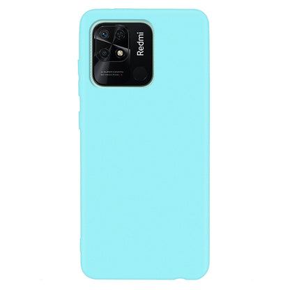 For Xiaomi Redmi 10C 4G Matte Anti-scratch Phone Case Candy Color TPU Protective Cover
