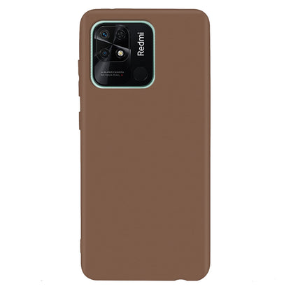 For Xiaomi Redmi 10C 4G Matte Anti-scratch Phone Case Candy Color TPU Protective Cover