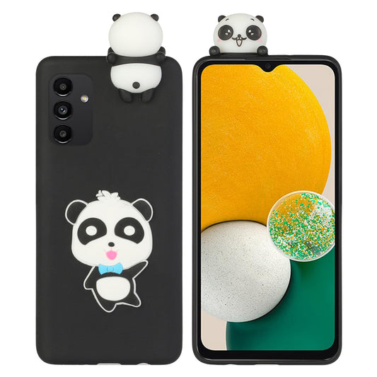 YX Series For Samsung Galaxy A14 4G / 5G TPU+Siliocne Cover Cute 3D Cartoon Character Phone Case