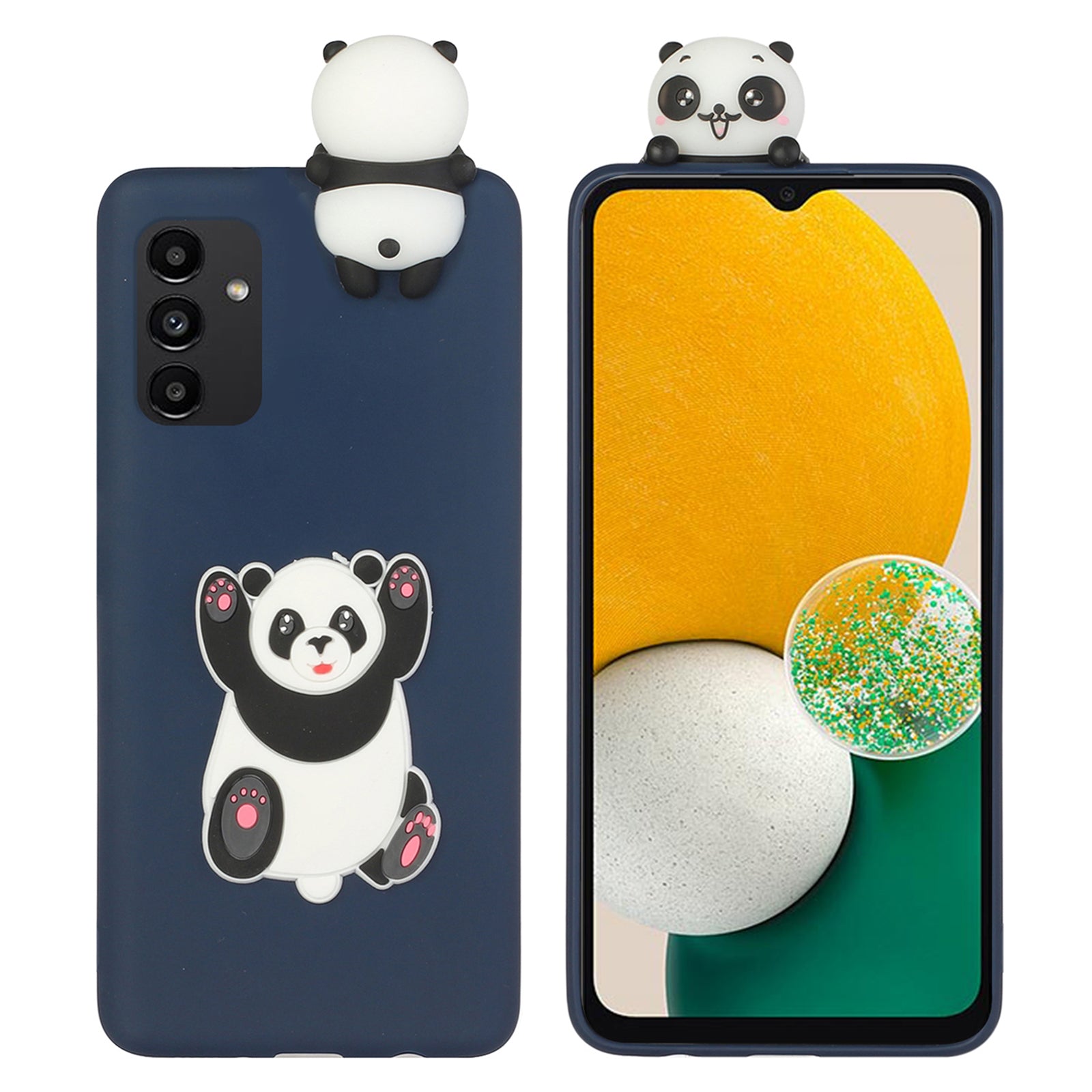 YX Series For Samsung Galaxy A14 4G / 5G TPU+Siliocne Cover Cute 3D Cartoon Character Phone Case
