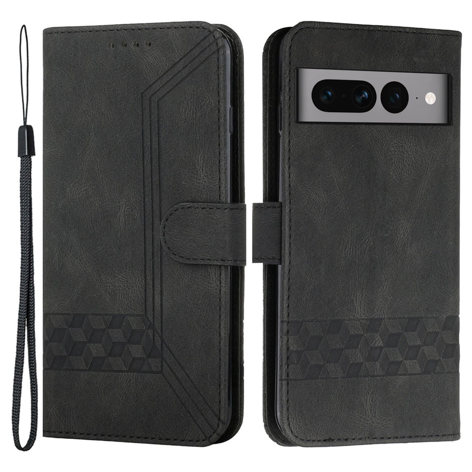 YX0010 Series for Google Pixel 7 Pro 5G Wallet Phone Case Pattern Imprinted Stand PU Leather Magnetic Flip Cover