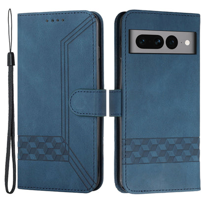YX0010 Series for Google Pixel 7 Pro 5G Wallet Phone Case Pattern Imprinted Stand PU Leather Magnetic Flip Cover