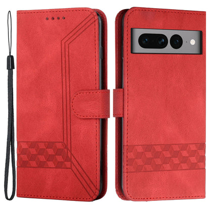 YX0010 Series for Google Pixel 7 Pro 5G Wallet Phone Case Pattern Imprinted Stand PU Leather Magnetic Flip Cover