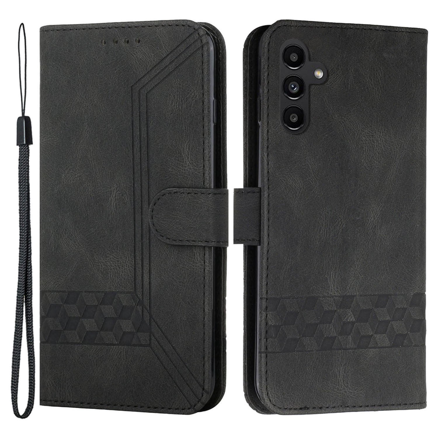 YX0010 Series for Samsung Galaxy A14 5G Wallet Stand Phone Case PU Leather Pattern Imprinted Phone Cover