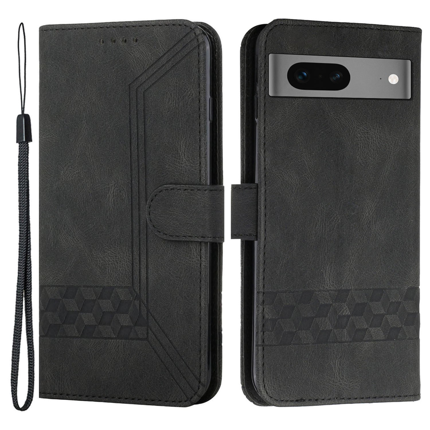 YX0010 Series for Google Pixel 7 5G Stand Phone Case Imprinted Pattern PU Leather Phone Wallet Cover