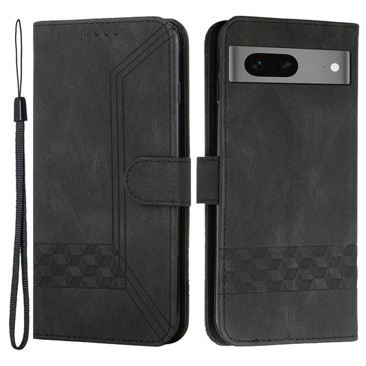 YX0010 Series for Google Pixel 7 5G Stand Phone Case Imprinted Pattern PU Leather Phone Wallet Cover