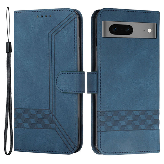 YX0010 Series for Google Pixel 7 5G Stand Phone Case Imprinted Pattern PU Leather Phone Wallet Cover