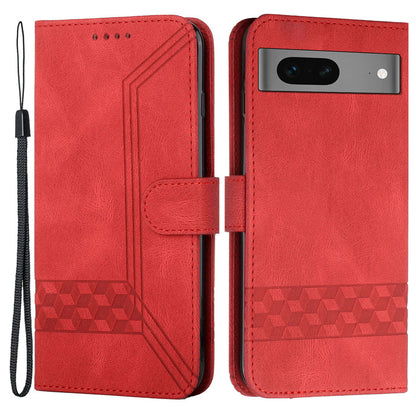 YX0010 Series for Google Pixel 7 5G Stand Phone Case Imprinted Pattern PU Leather Phone Wallet Cover