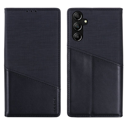 MUXMA MX109 Wallet Stand Case for Samsung Galaxy A14 4G / 5G , RFID Blocking PU Leather Phone Cover