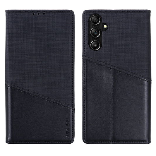 MUXMA MX109 Wallet Stand Case for Samsung Galaxy A14 4G / 5G , RFID Blocking PU Leather Phone Cover