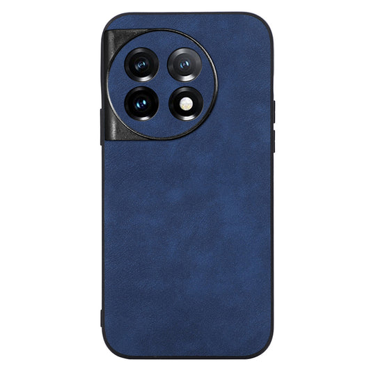 Phone Shell for OnePlus 11 5G , Textured PU Leather Coated PC+TPU Protector Cover