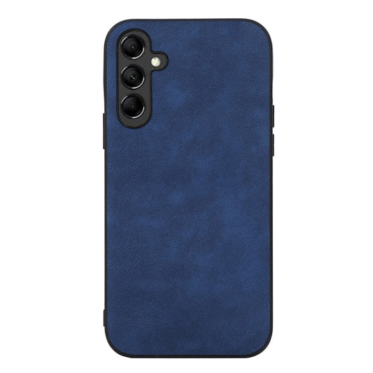 For Samsung Galaxy A24 4G Phone Case Textured PU Leather Coated PC+TPU Protector Cover