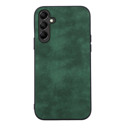 For Samsung Galaxy A24 4G Phone Case Textured PU Leather Coated PC+TPU Protector Cover