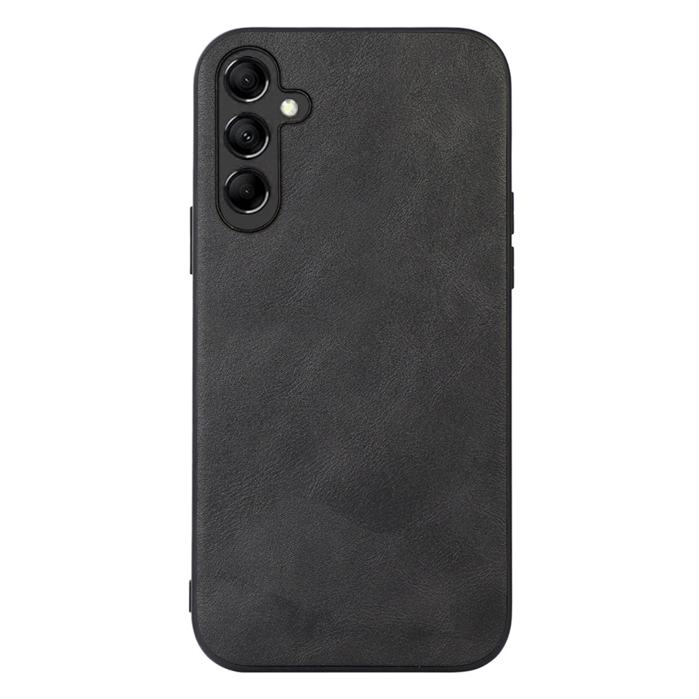 Phone Case For Samsung Galaxy A24 4G , Cowhide Textured PU Leather Coated TPU+PC Protective Cover
