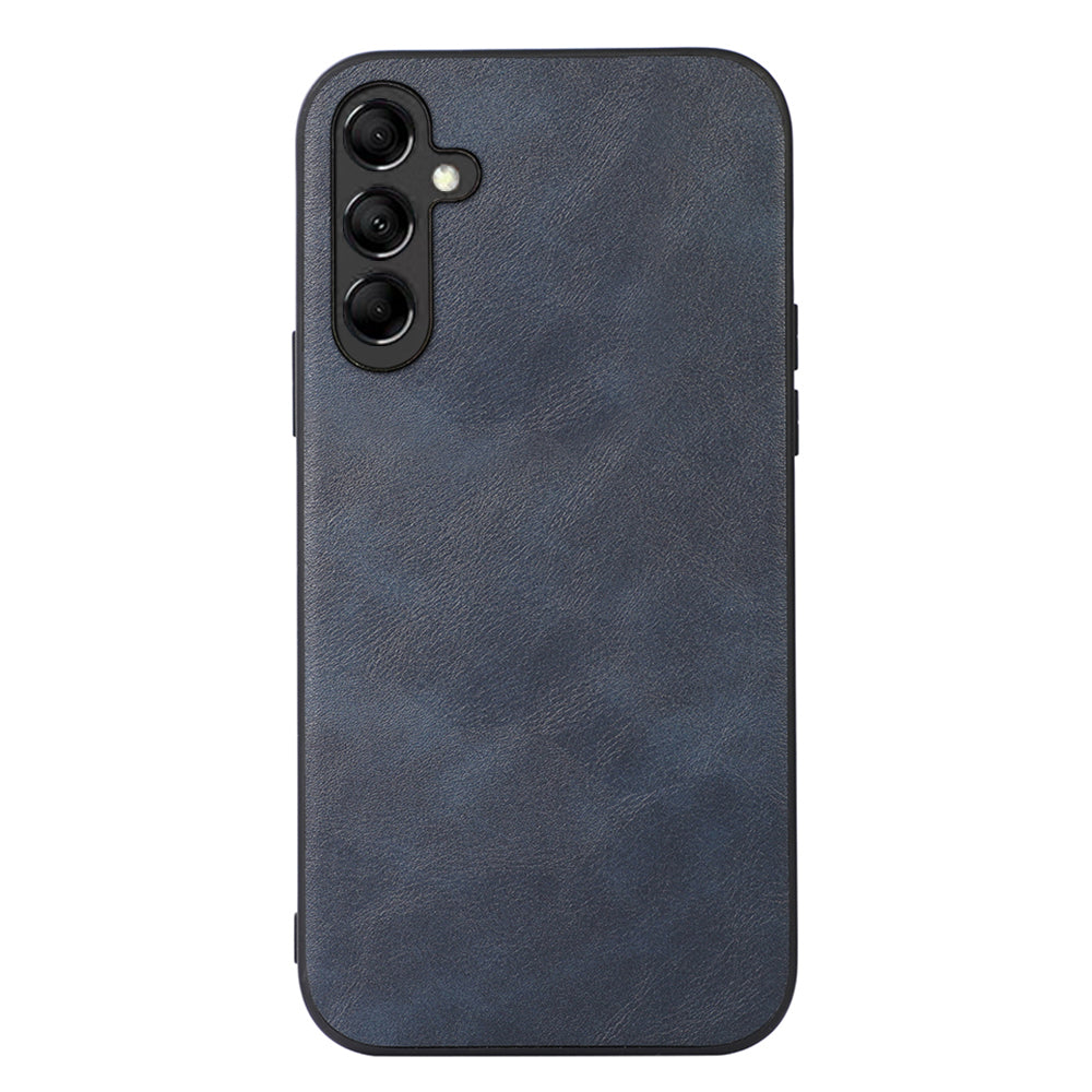Phone Case For Samsung Galaxy A24 4G , Cowhide Textured PU Leather Coated TPU+PC Protective Cover