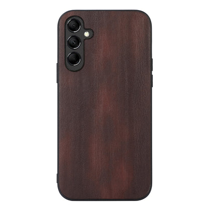 For Samsung Galaxy A24 4G Slim Phone Case PU Leather + TPU + PC Cowhide Textured Protective Cover