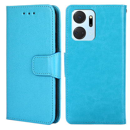 For Honor X7a 5G Shockproof Leather Wallet Phone Case Folding Stand Cover