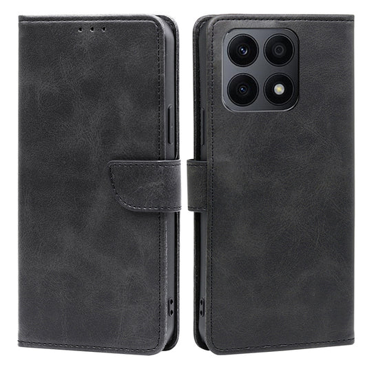 For Honor X8a 4G Wallet TPU+PU Leather Phone Case Magnetic Clasp Stand Cover