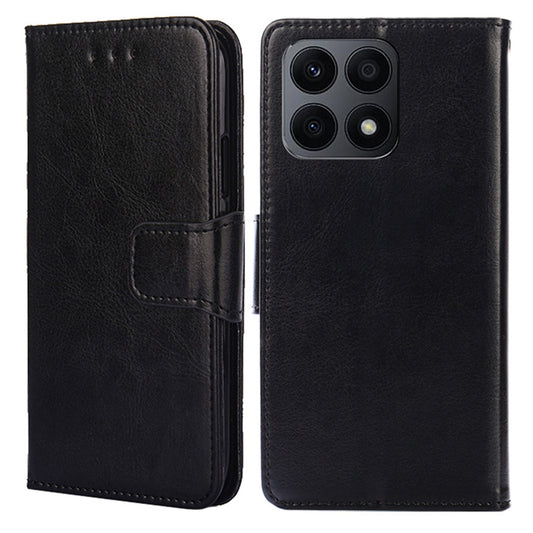 For Honor X8a 4G Shockproof Leather Wallet Phone Case Folding Stand Cover