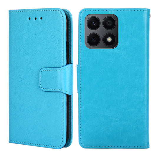 For Honor X8a 4G Shockproof Leather Wallet Phone Case Folding Stand Cover