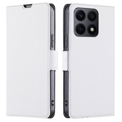 For Honor X8a 4G Ultra Thin Phone Case PU Leather Stand Card Slot Protective Cover