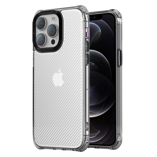 For iPhone 12 / 12 Pro Phone Case F9 Soft TPU PC Case Drop-Proof Protective Cover