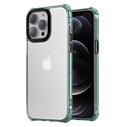 For iPhone 12 / 12 Pro Phone Case F9 Soft TPU PC Case Drop-Proof Protective Cover