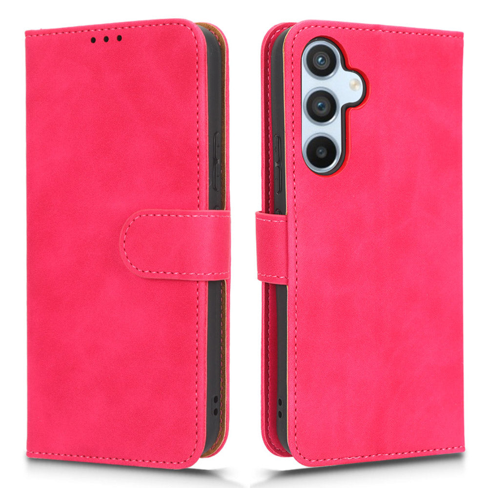For Samsung Galaxy M14 5G Leather Stand Wallet Mobile Case Shockproof Phone Cover