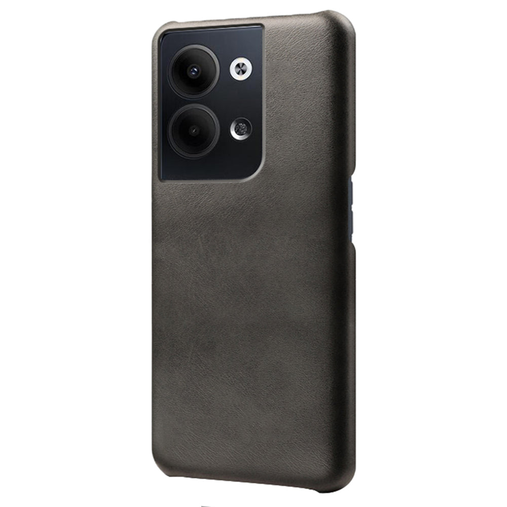 For Oppo Reno9 5G / Reno9 Pro 5G Cell Phone Case PU Leather + PC Calf Texture Back Cover