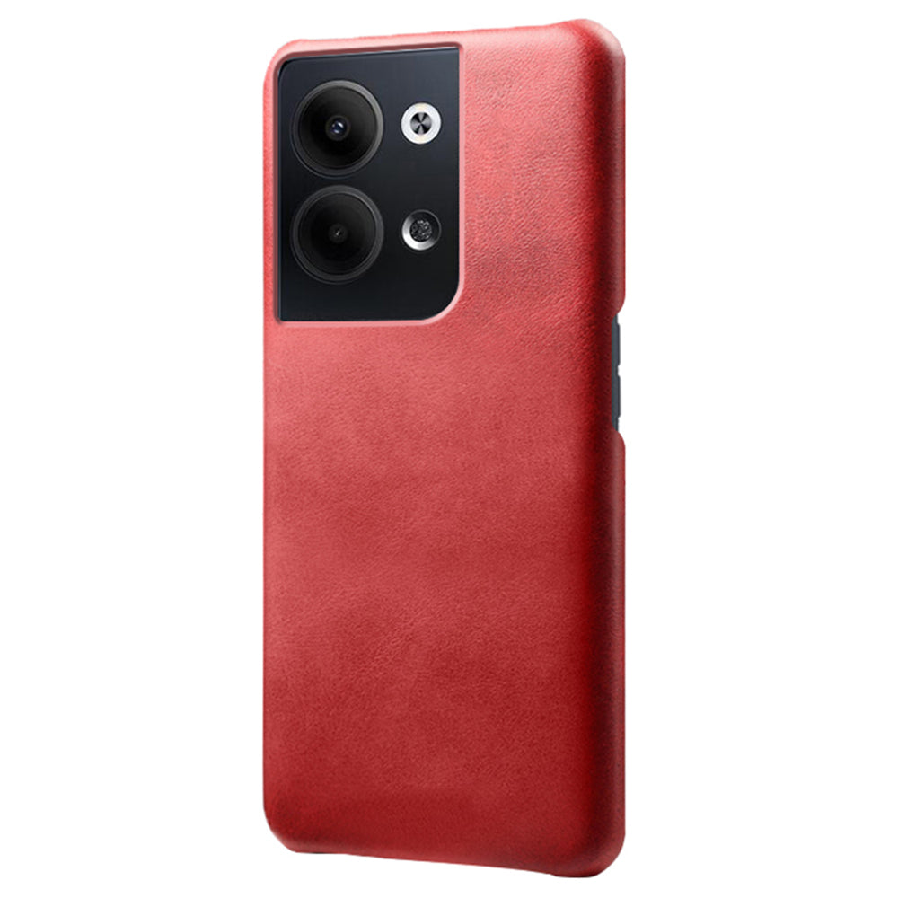 For Oppo Reno9 5G / Reno9 Pro 5G Cell Phone Case PU Leather + PC Calf Texture Back Cover