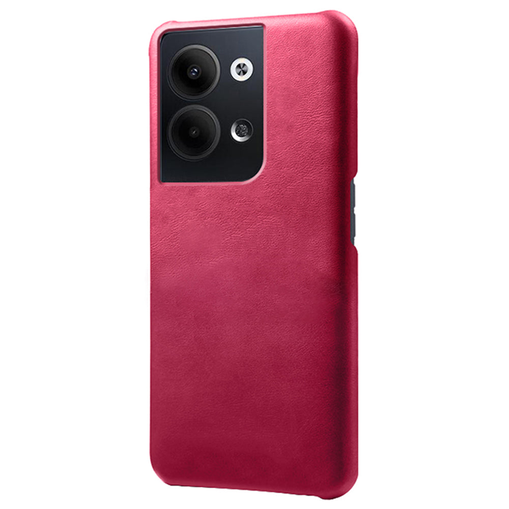 For Oppo Reno9 5G / Reno9 Pro 5G Cell Phone Case PU Leather + PC Calf Texture Back Cover