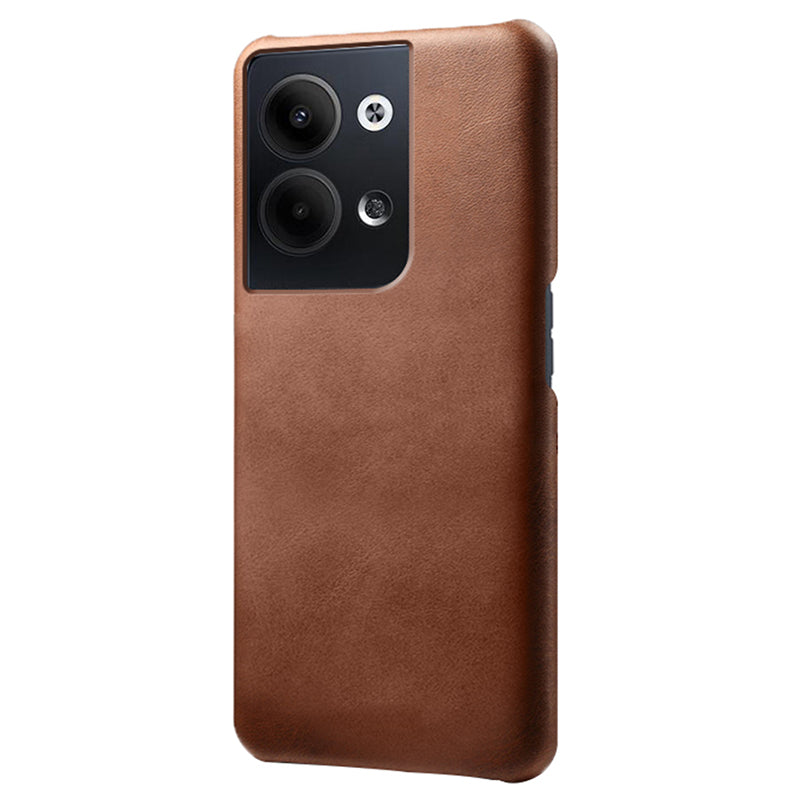 For Oppo Reno9 5G / Reno9 Pro 5G Cell Phone Case PU Leather + PC Calf Texture Back Cover