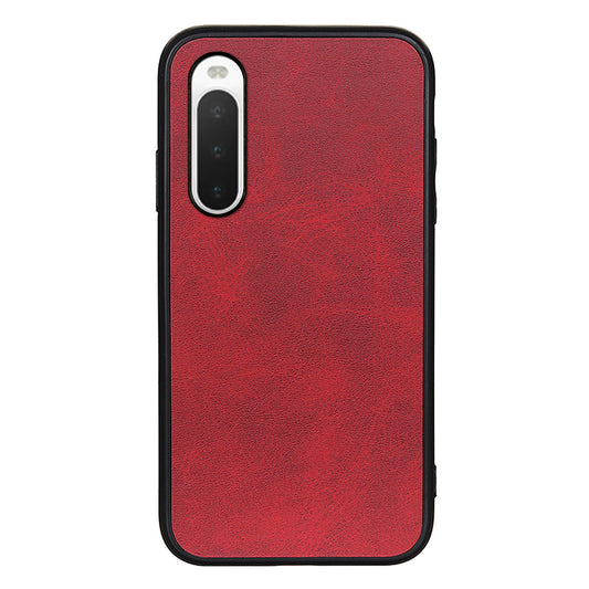For Sony Xperia 10 V Slim Shockproof Phone Cover PU Leather + TPU + PC Protection Phone Case