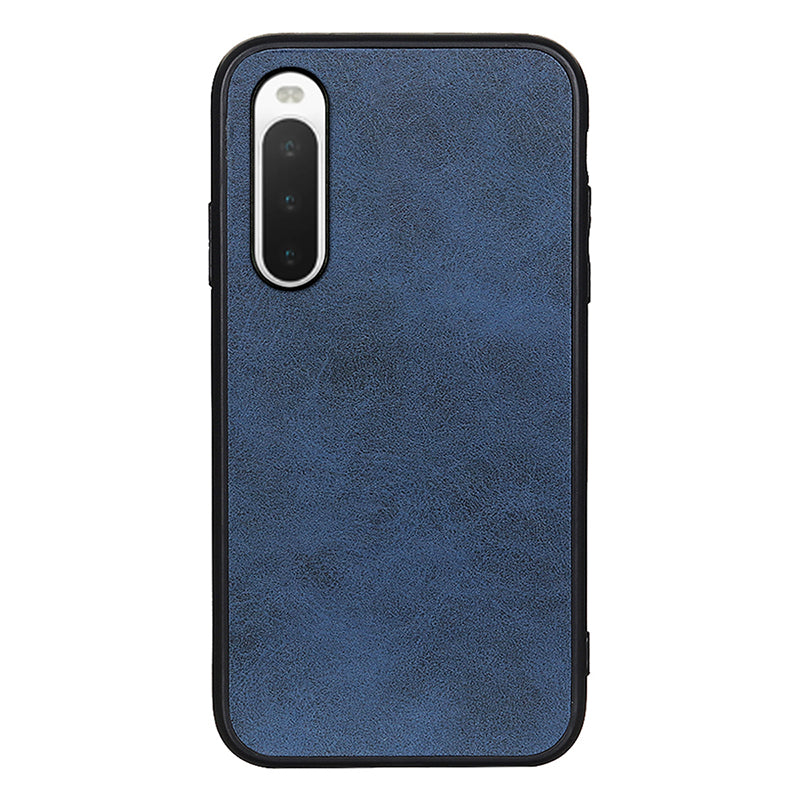 For Sony Xperia 10 V Slim Shockproof Phone Cover PU Leather + TPU + PC Protection Phone Case