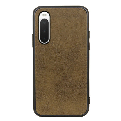 For Sony Xperia 10 V Slim Shockproof Phone Cover PU Leather + TPU + PC Protection Phone Case