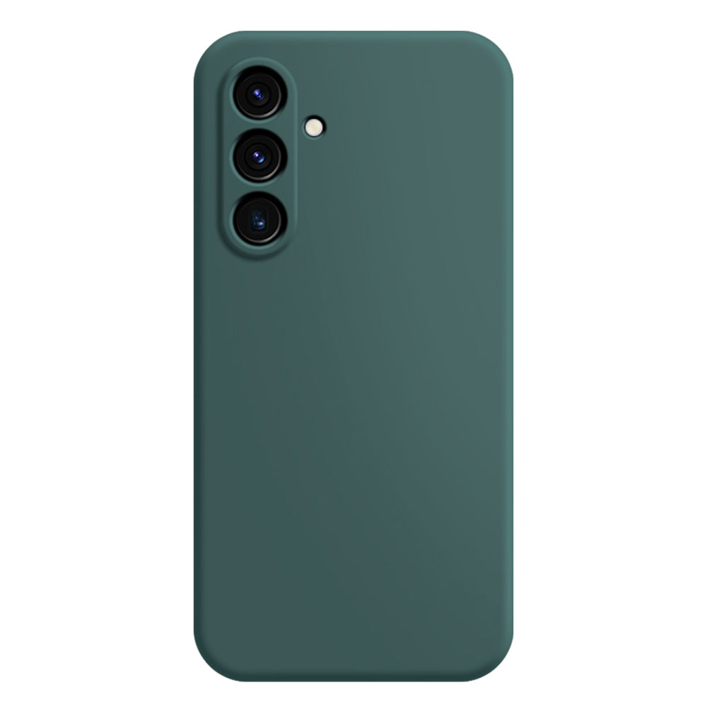 For Samsung Galaxy A54 5G Rubberized TPU Phone Case Soft Fiber Lining Straight Edge Cover