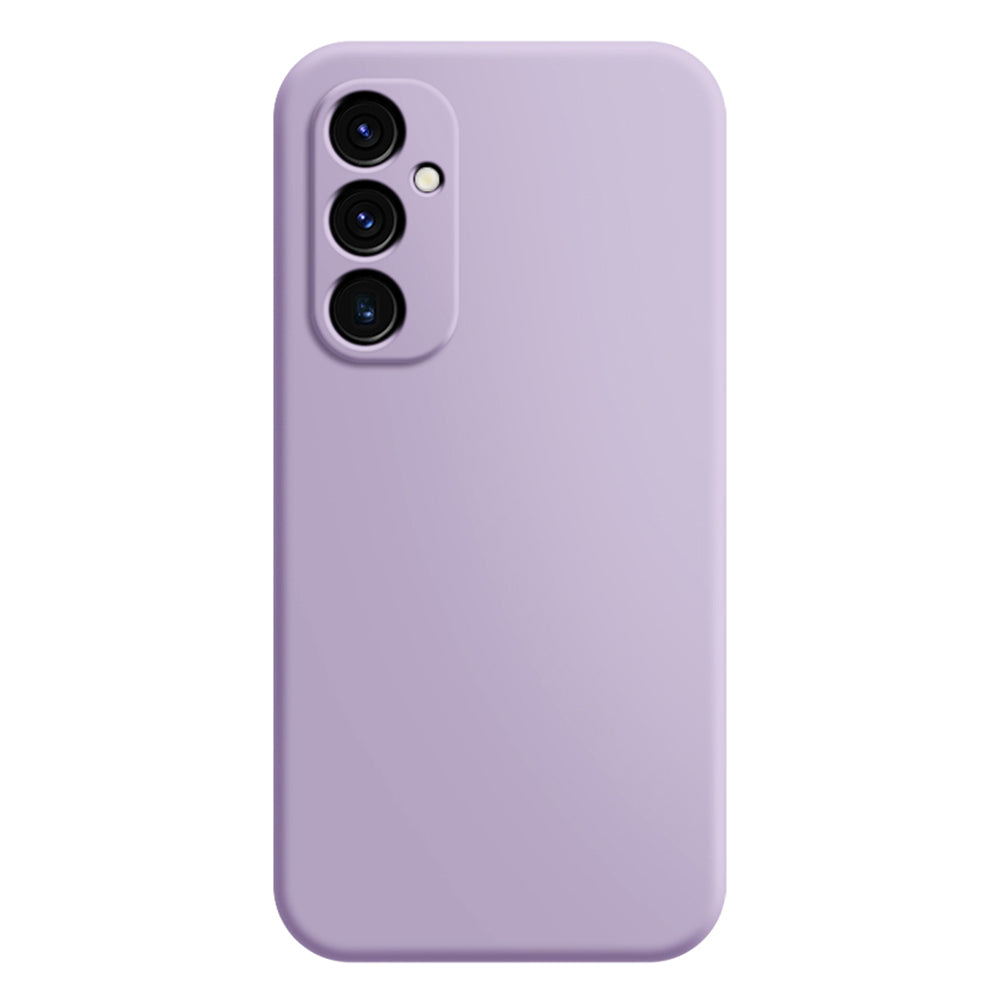 For Samsung Galaxy A34 5G Rubberized TPU + Soft Fiber Lining Phone Case Straight Edge Anti-Scratch Cover