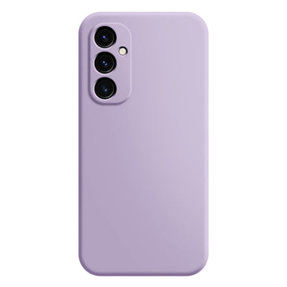 For Samsung Galaxy A34 5G Rubberized TPU + Soft Fiber Lining Phone Case Straight Edge Anti-Scratch Cover