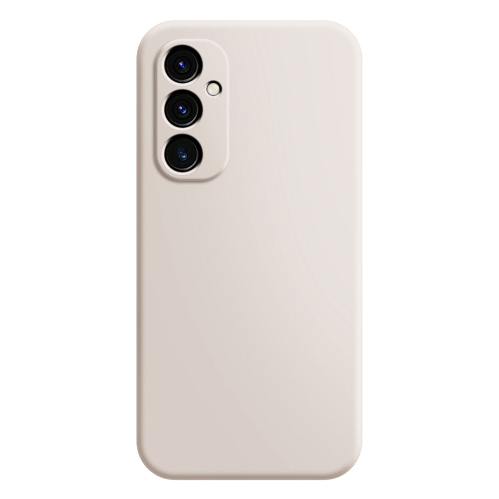For Samsung Galaxy A34 5G Rubberized TPU + Soft Fiber Lining Phone Case Straight Edge Anti-Scratch Cover
