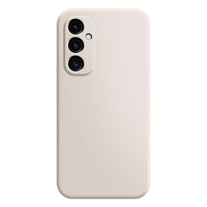 For Samsung Galaxy A34 5G Rubberized TPU + Soft Fiber Lining Phone Case Straight Edge Anti-Scratch Cover