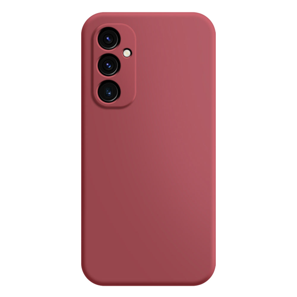 For Samsung Galaxy A14 5G Rubberized TPU Straight Edge Phone Case Soft Anti-Scratch Fiber Lining Protective Cover