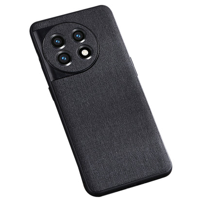 For OnePlus Ace 2 5G / 11R 5G Cloth Texture TPU Phone Cover Anti-fall Cell Phone Case