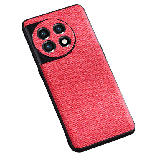 For OnePlus Ace 2 5G / 11R 5G Cloth Texture TPU Phone Cover Anti-fall Cell Phone Case