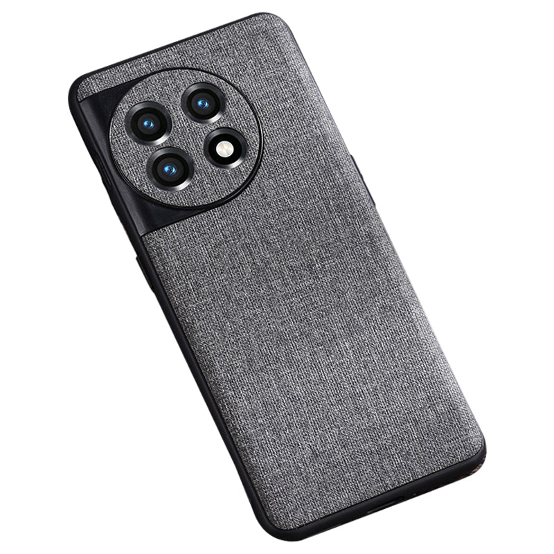 For OnePlus Ace 2 5G / 11R 5G Cloth Texture TPU Phone Cover Anti-fall Cell Phone Case