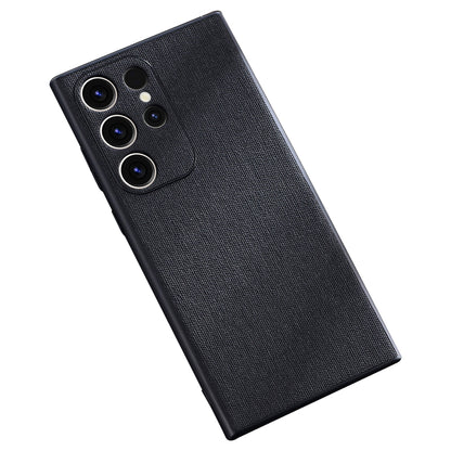 For Samsung Galaxy S23 Ultra Anti-scratch Mobile Case Cloth Texture TPU Phone Cover