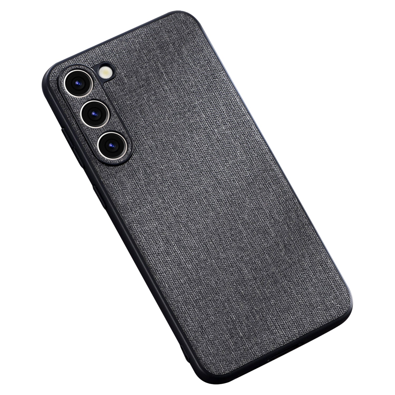 For Samsung Galaxy S23+ Cloth Texture TPU Back Cover Anti-drop Mobile Phone Case