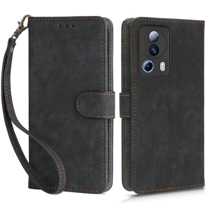 For Xiaomi 13 Lite / Civi 2 5G Wallet Phone Case RFID Blocking Stand Phone Leather Cover with Strap